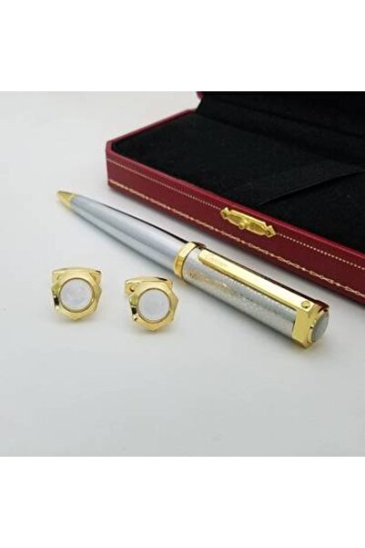 Cartier قلم كارتير سانتوس مع كبك كارتير سداسي