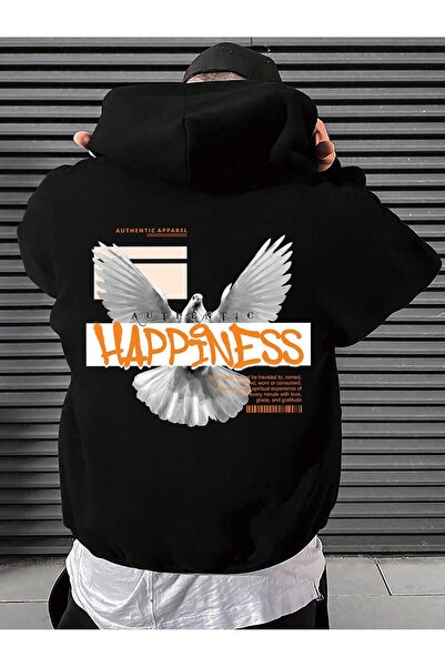 donamod Hanorac cu șnur din seria Coko, cu slogan și imprimeu animal, cu buzu...