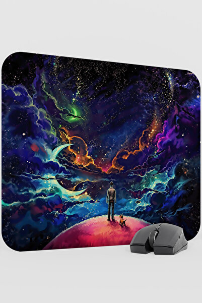 mousepad bastir Dog and Man in the Digital Universe V4 48X40 XL Gaming Rubber...