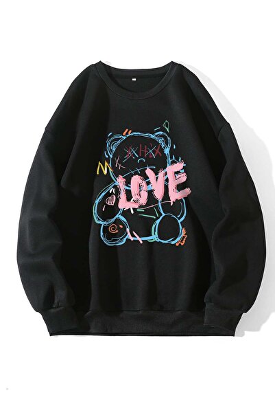 donamod Hanorac termic Bear And Letter din seria Coke