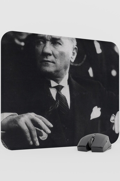 mousepad bastir Mustafa Kemal Atatürk V2 48X40 XL Gaming Rubber Non-Slip Base...