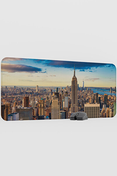 mousepad bastir New York America V3 90X40 XXL Gaming Rubber Non-Slip Base Mou...