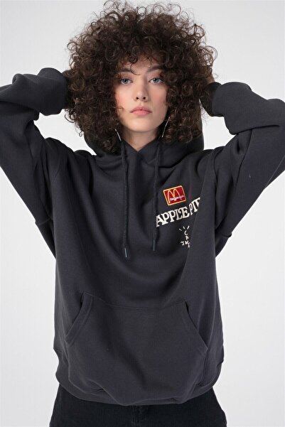 donamod سويت شيرت أنثراسايت كاكتوس ترافيس ماك للجنسين TC121