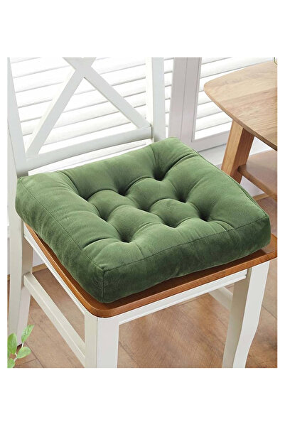 Hediye Nest Kare Sandalye Minderi 40 X 40 Cm Haki Yeşil