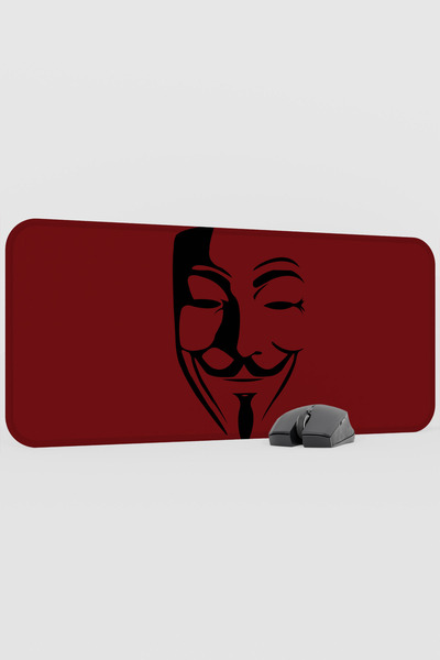 mousepad bastir V for Vendetta V2 70X30 XL Gaming Rubber Non-Slip Base Mouse ...