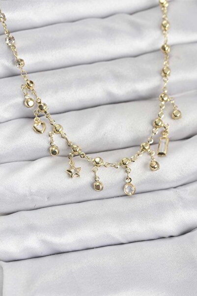 Inure Jewelry قلادة من الفولاذ 316L بلون ذهبي