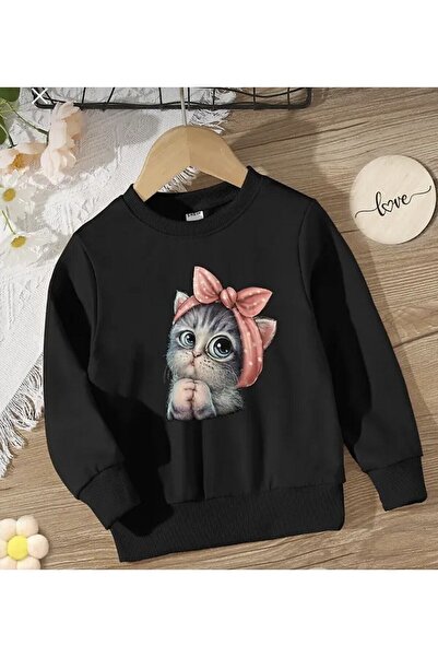 donamod Γυναικείο φούτερ μεγάλου μεγέθους με λαιμόκοψη μπαντάνα με τύπωμα 3 ν...