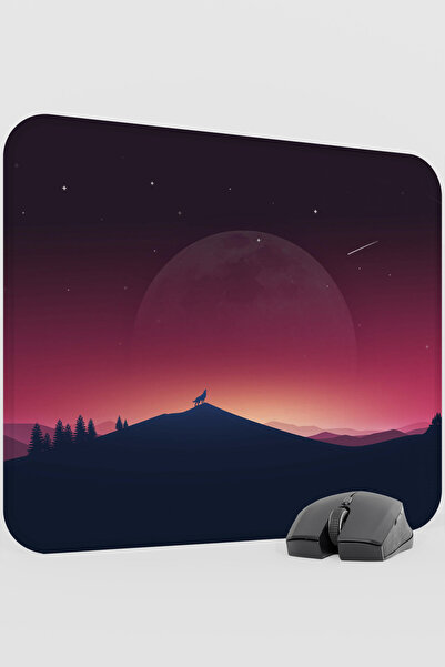 mousepad bastir Digital Wolf Universe V3 48X40 XL Gaming Rubber Non-Slip Base...