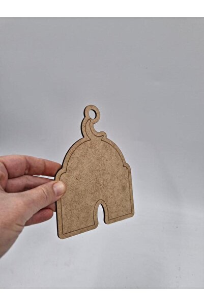 Mu Art Ahşap 10 قطع من تماثيل رمضان الخشبية بتصميم مرسوم يدويًا، نشاط فني للم...