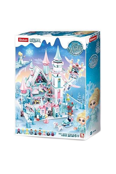 Sluban Girl's Dream Building Set, 1324 pieces, Ice Castle -