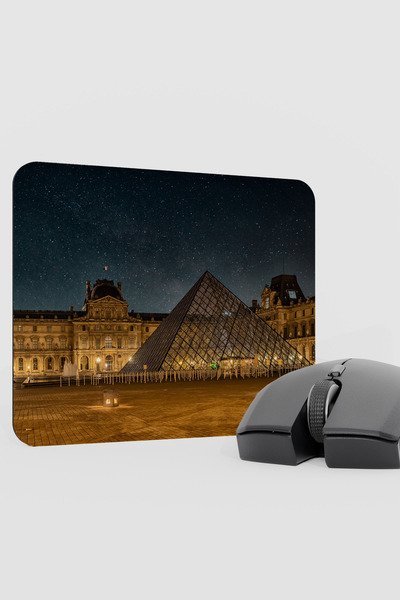 mousepad bastir لوحة ماوس من متحف اللوفر فرنسا V1 مقاس 22 × 18 مصنوعة من المط...