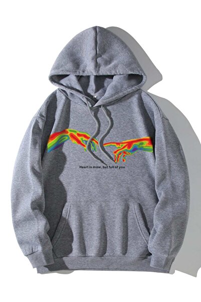 donamod هودي مبطن برباط وجيب الكنغر وشعار سلسلة كوكو