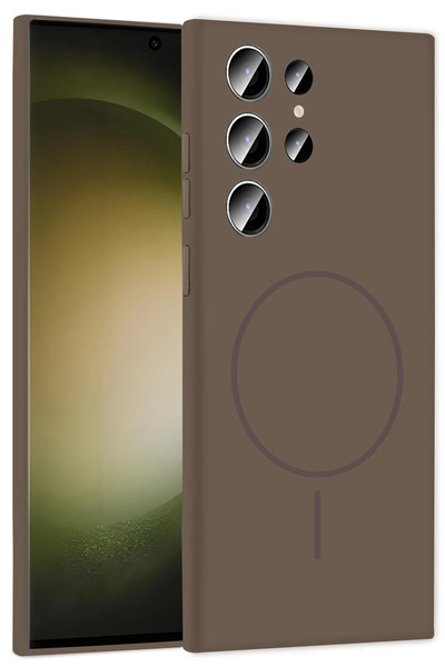 Joko Lvsqvr Samsung Galaxy S24 Ultra Case Jully Magsafe Cover (183624) - Brown