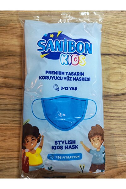 SANİBON Protective Face Mask 10 Pack 3-13 Years Old