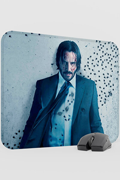 mousepad bastir John Wick V4 48X40 XL Gaming Rubber Non-Slip Base Mouse Pad M...