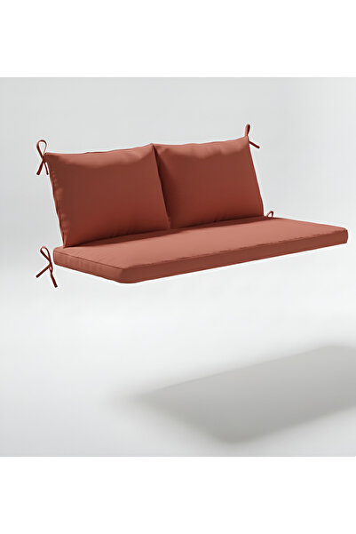 SLLER Premium Bahçe Mobilyası Minderi 120 cm - 10 cm Konfor Seti - Çıkarılabi...