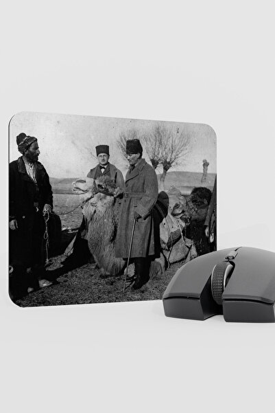mousepad bastir Mustafa Kemal Atatürk V3 22X18 Gaming Rubber Non-Slip Base Mo...