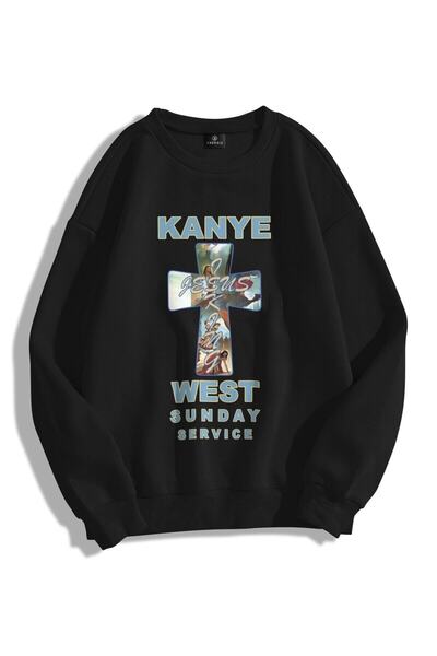 donamod Hanorac unisex Kanye Sunday Service Crew Deck Trndz1483