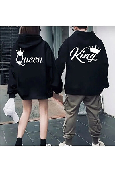 donamod Unisex Women's/Men's Couple Lover Combination Oversize Hooded Sweatsh...
