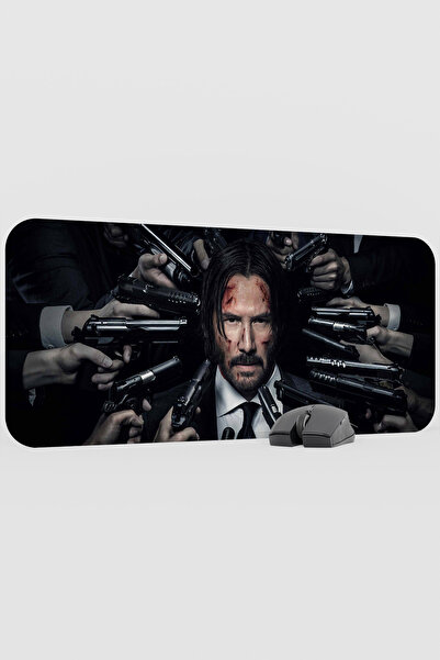 mousepad bastir John Wick V2 70X30 XL Gaming Rubber Non-Slip Base Mouse Pad M...