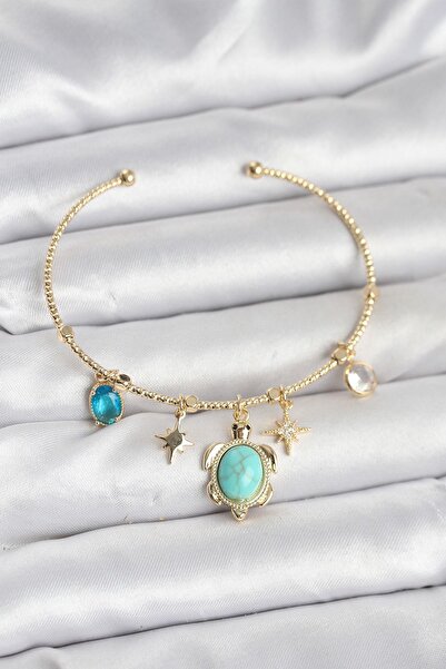 Inure Jewelry سوار كاريتا كاريتا للنساء بلون ذهبي