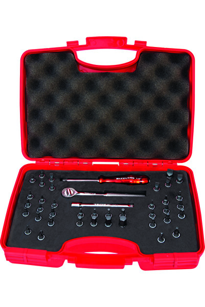 İzeltaş 1107001042 42'lı bits uçlu lokma takımı 1/4"