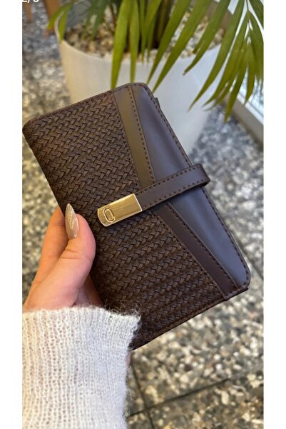 themoiss Textured Design Faux Leather Wallet