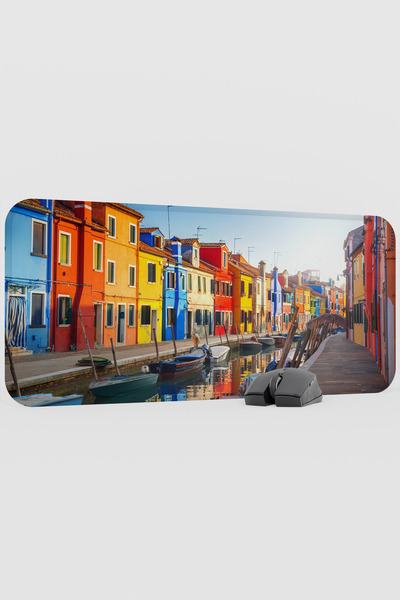 mousepad bastir Venice Italy V5 70X30 XL Gaming Rubber Non-Slip Base Mouse Pa...