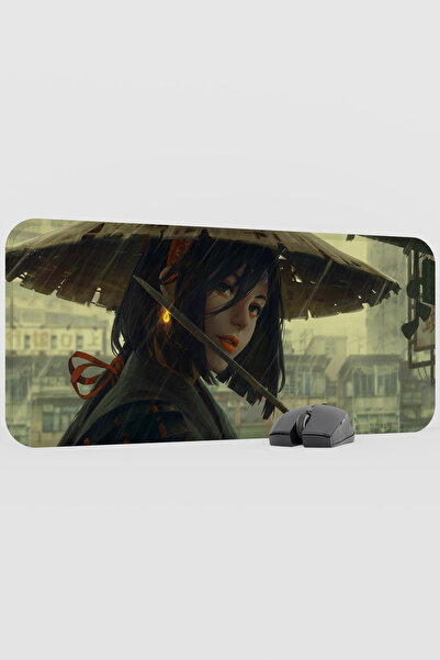 mousepad bastir لوحة ماوس مطاطية للألعاب مقاس V4 70x30 XL للنساء، غير قابلة ل...