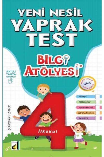 Damla Yayınevi DAMLA 4. sınıf Bilgi Atölyesi Tüm Dersler Yaprak Test