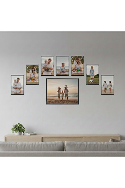 Aura Mia Store Set 8 Bucăți – Fotografii Personalizate cu Ramă, Design Diferi...