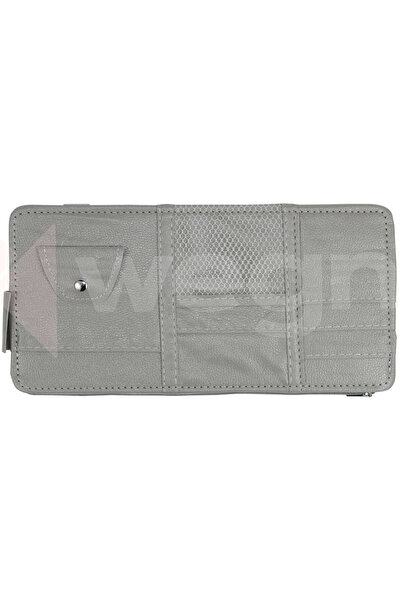 WEGNA منظم حاجب الشمس للسيارة من LVSQVR (152404) غطاء رمادي اللون