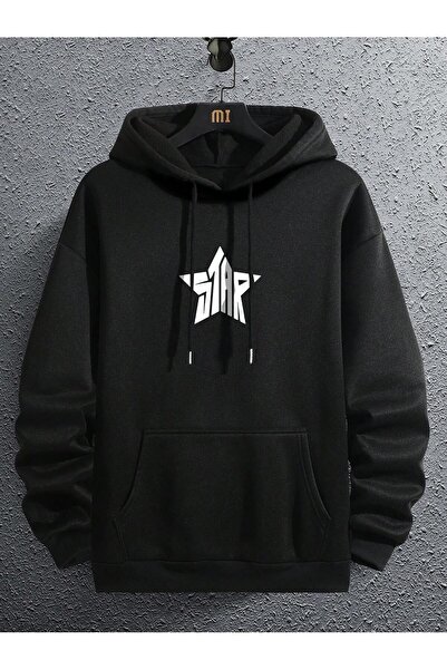 donamod Hanorac cu șnur din seria Coko cu imprimeu Star Print