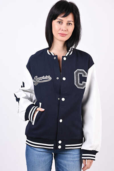JJXX Varsity Navy Blazer baseball jacket