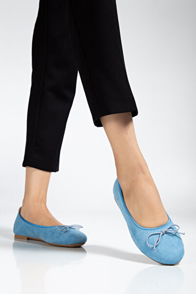 LİMA SHOES Kadın Günlük Babet Yuvarlak Burun Balerin Ortopedik Memory Flex Ha...