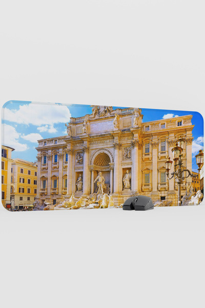 mousepad bastir Roma Italy V5 90X40 XXL Gaming Rubber Non-Slip Base Mouse Pad...
