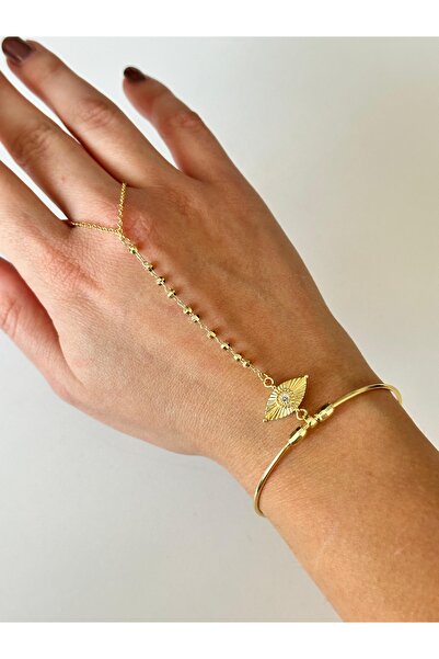 Charmist Steel Eye Detailed Shahmeran Bracelet