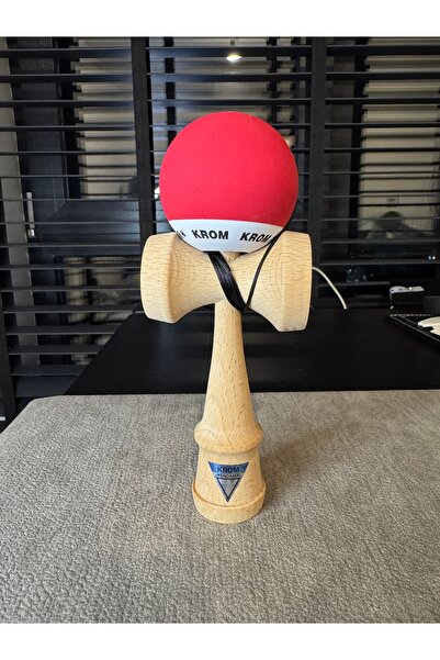 Krom Kendama KENDAMA KROM POP ROȘU MAT ORIGINAL PROFESIONAL CEA MAI BUNĂ CALI...