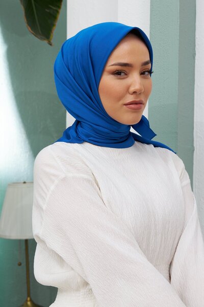 Silk Home وشاح تويل بلون سادة