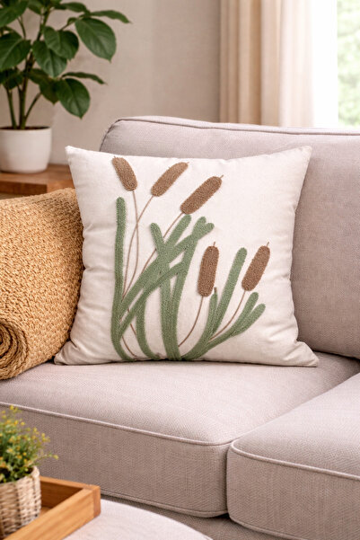 metin tekstil Husă decorativă pentru pernă de 43x43 cu 2 perforații