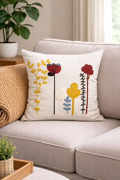 metin tekstil 2-комплектний декоративний чохол для подушки 43x43 з перфорацією