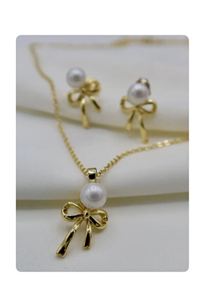 XUPİNGS JEWELRY XUPING JEWELRY İNCİLİ FİYONK KADIN KOLYE VE KÜPE