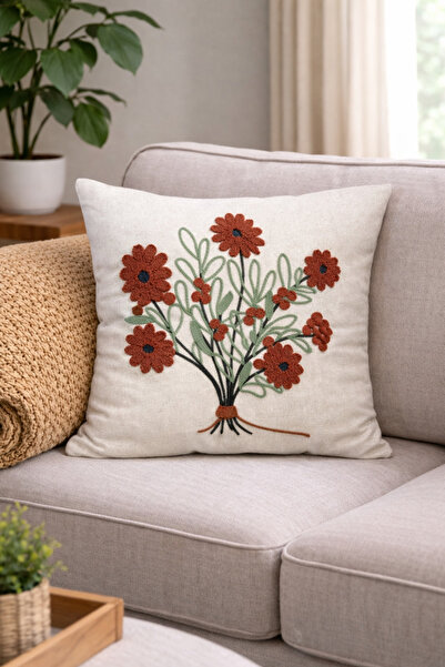 metin tekstil 2-Piece Punch Processing Decorative 43X43 Throw Pillow Cover