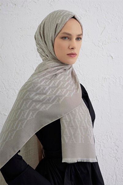 Armine Monogram Pattern Edition Shawl 10