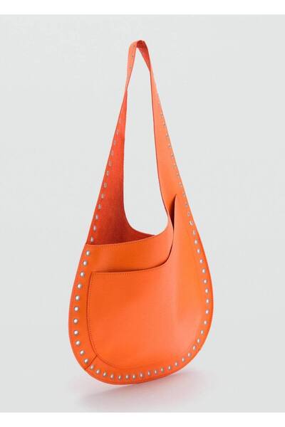 MANGO Woman Turuncu Kadın  Omuz Çantası 77020640
