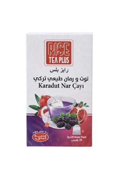 Rise Plus Turkish Natural Raspberry Pomegranate Tea by – 2x20g