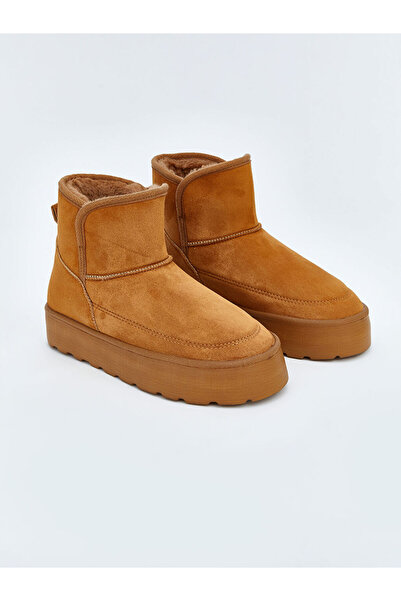 LC Waikiki LCW STEPS Жіночі черевики бежевого кольору зі штучної замші