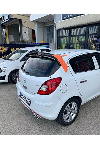 DEMİRTUNİNG OPEL CORSA D PARLAK SİYAH BOYALI FİBER SPOİLER KANAT RÜZGARLIK Bİ...