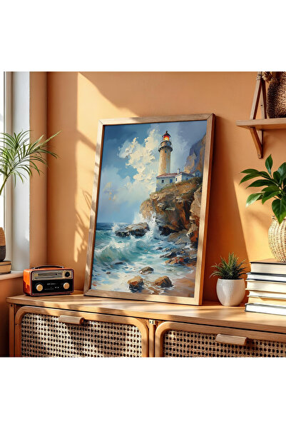 alphobitasarım O lumină de speranță care se ridică în mijlocul valurilor fero...