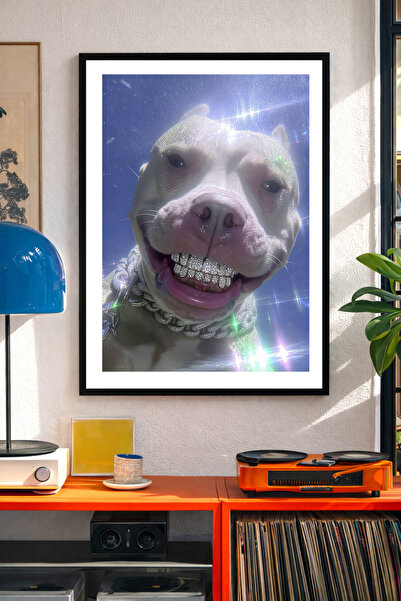 Koi Art Design Μοντέρνος πίνακας ζωγραφικής με μαύρο πλαίσιο, μονοκόμματος, μ...